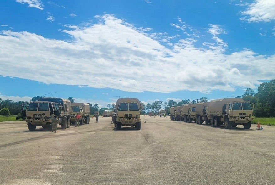 Florida Guard supports out-of-state Soldiers assisting during Hurricane Debby