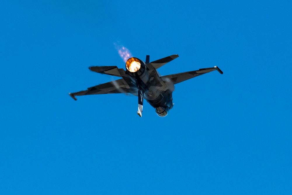 PACAF F-16 Demo Team participates in Arctic Thunder Open House