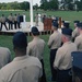 Fort George G. Meade service members participate in a 9/11 remembrance ceremony on Sept. 11, 2024.