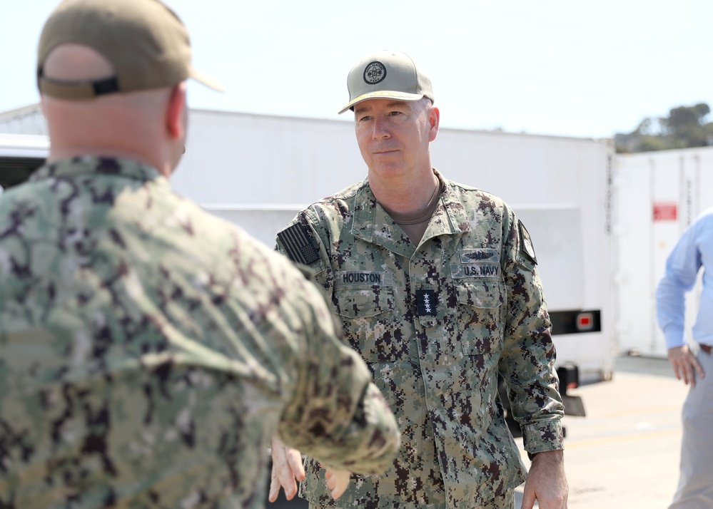 Adm. Houston Visits Naval Base Point Loma