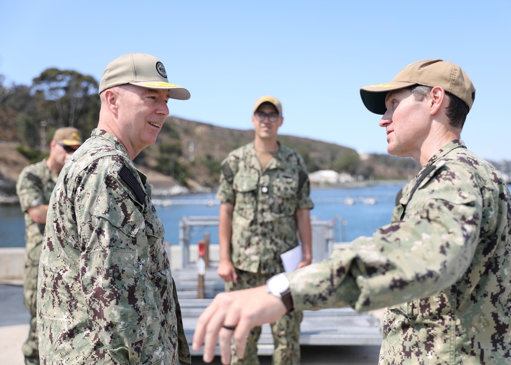 Adm. Houston Visits Naval Base Point Loma