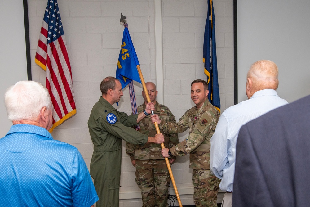 245th  Air Traffic Control Squadron Change of Command
