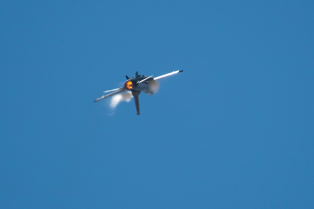 U.S. Air Force perform during first Egypt International Airshow