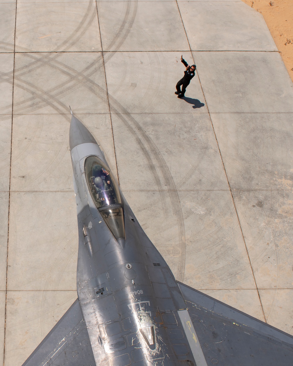 U.S. Air Force perform during first Egypt International Airshow