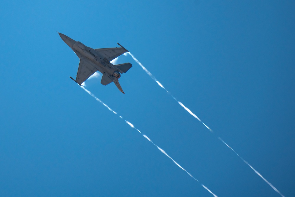 U.S. Air Force perform during first Egypt International Airshow
