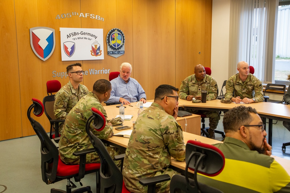 401st AFSB visits 405th AFSBn - Germany