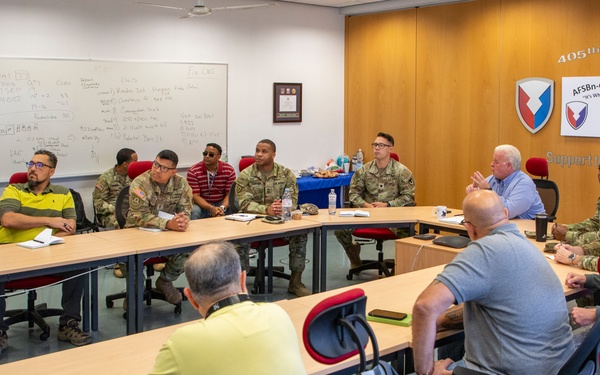 401st AFSB visits 405th AFSBn - Germany