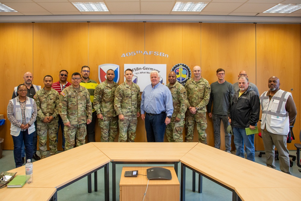 401st AFSB visits 405th AFSBn - Germany