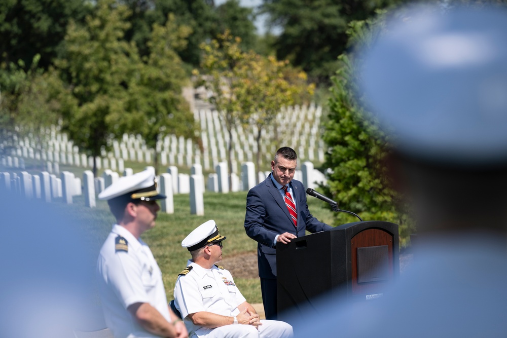 Annual 9/11 Commemoration Wreath-Laying Ceremony at the Pentagon Group Burial Marker in Section 64