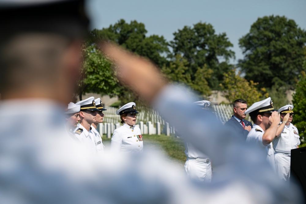 Annual 9/11 Commemoration Wreath-Laying Ceremony at the Pentagon Group Burial Marker in Section 64