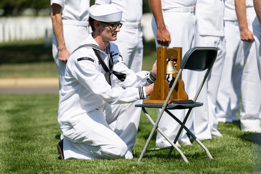 Annual 9/11 Commemoration Wreath-Laying Ceremony at the Pentagon Group Burial Marker in Section 64