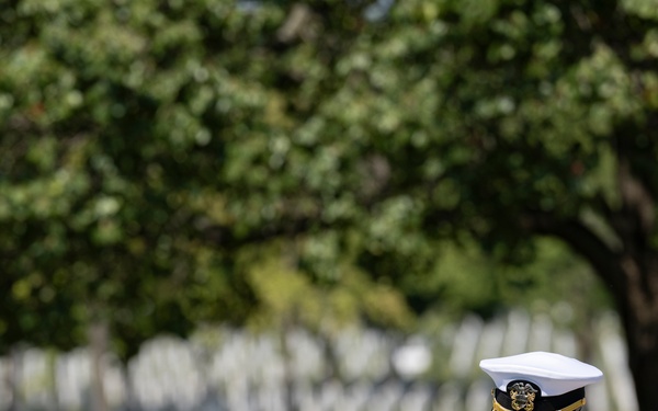 Annual 9/11 Commemoration Wreath-Laying Ceremony at the Pentagon Group Burial Marker in Section 64