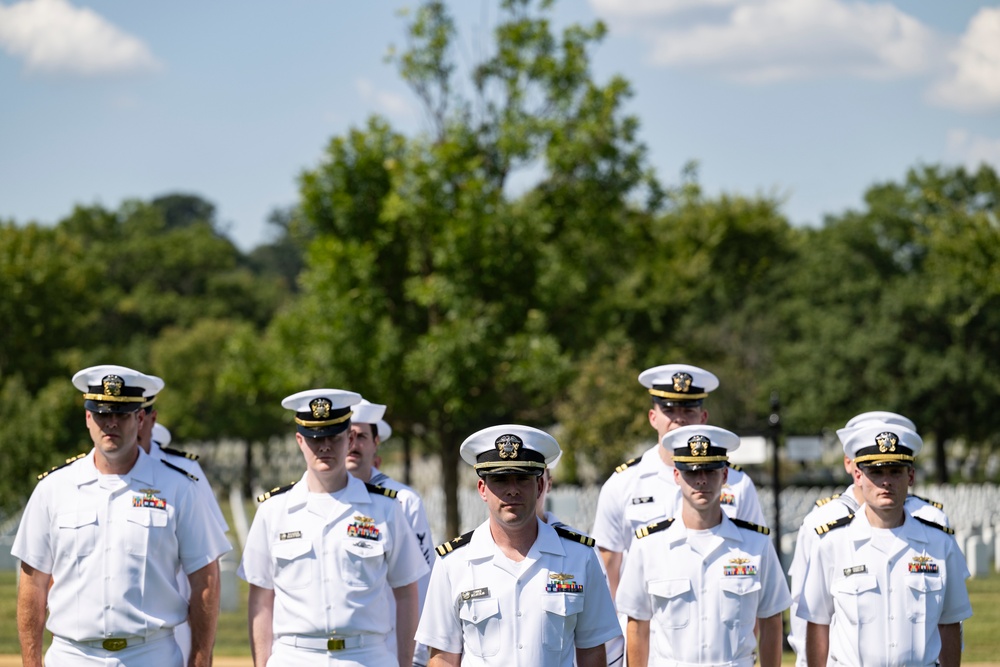 Annual 9/11 Commemoration Wreath-Laying Ceremony at the Pentagon Group Burial Marker in Section 64