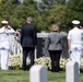 Annual 9/11 Commemoration Wreath-Laying Ceremony at the Pentagon Group Burial Marker in Section 64