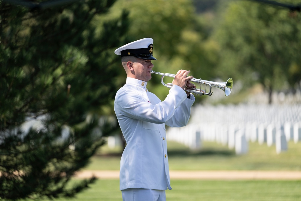 Annual 9/11 Commemoration Wreath-Laying Ceremony at the Pentagon Group Burial Marker in Section 64