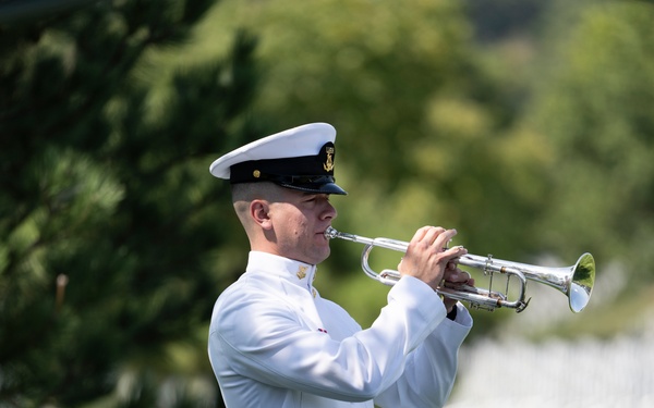 Annual 9/11 Commemoration Wreath-Laying Ceremony at the Pentagon Group Burial Marker in Section 64