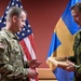 Swedish ADA Regimental Commander and CSM Visit ADA Commandant and CSM