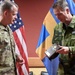 Swedish ADA Regimental Commander and CSM Visit ADA Commandant and CSM