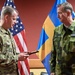 Swedish ADA Regimental Commander and CSM Visit ADA Commandant and CSM