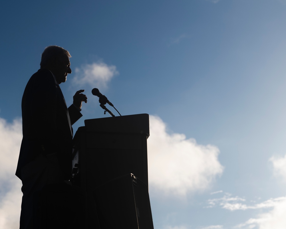 Retired U.S. Navy Commander and Vietnam POW, Bradley E. Smith shares his story with MacDill service members