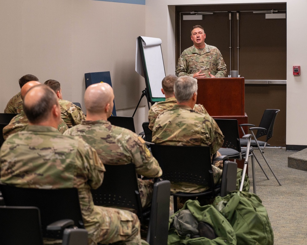 Photo of the 116th Maintenance Group conducting CBRNE training