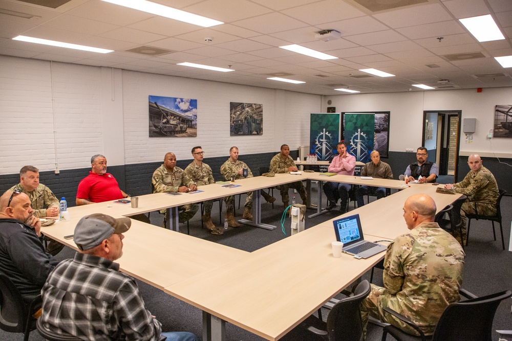 401st AFSB visits 405th AFSBn - Benelux