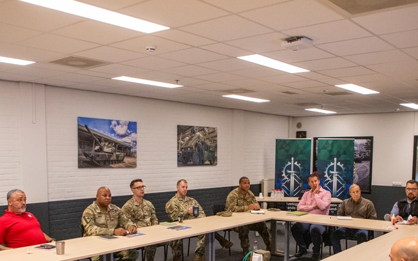 401st AFSB visits 405th AFSBn - Benelux