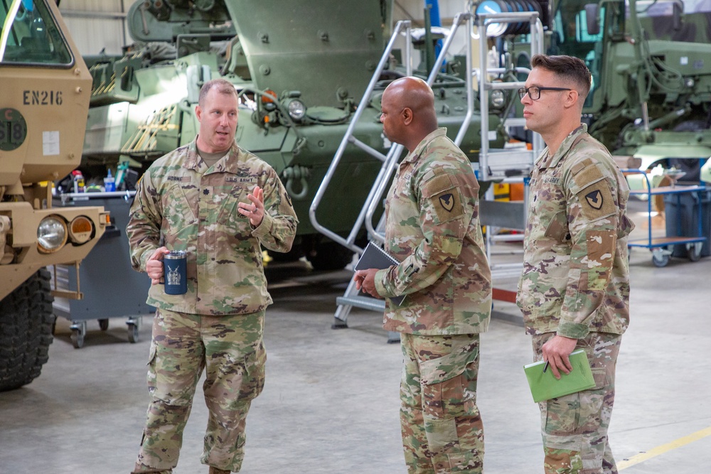 401st AFSB visits 405th AFSBn - Benelux