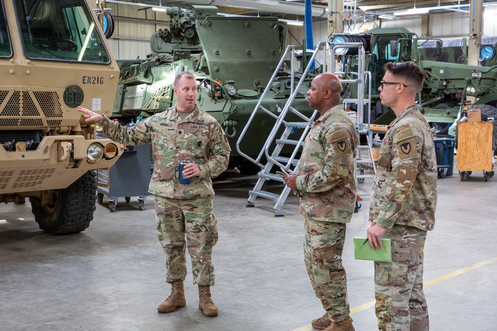 401st AFSB visits 405th AFSBn - Benelux