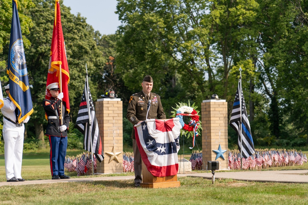 Rock Island Garrison Commander Speaks at Patriot Day Ceremony