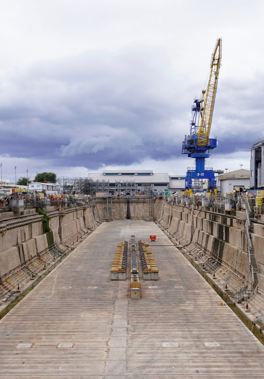 PHNSY Dry Dock 1 Prepares for Arrival of USS North Carolina (SSN 777)