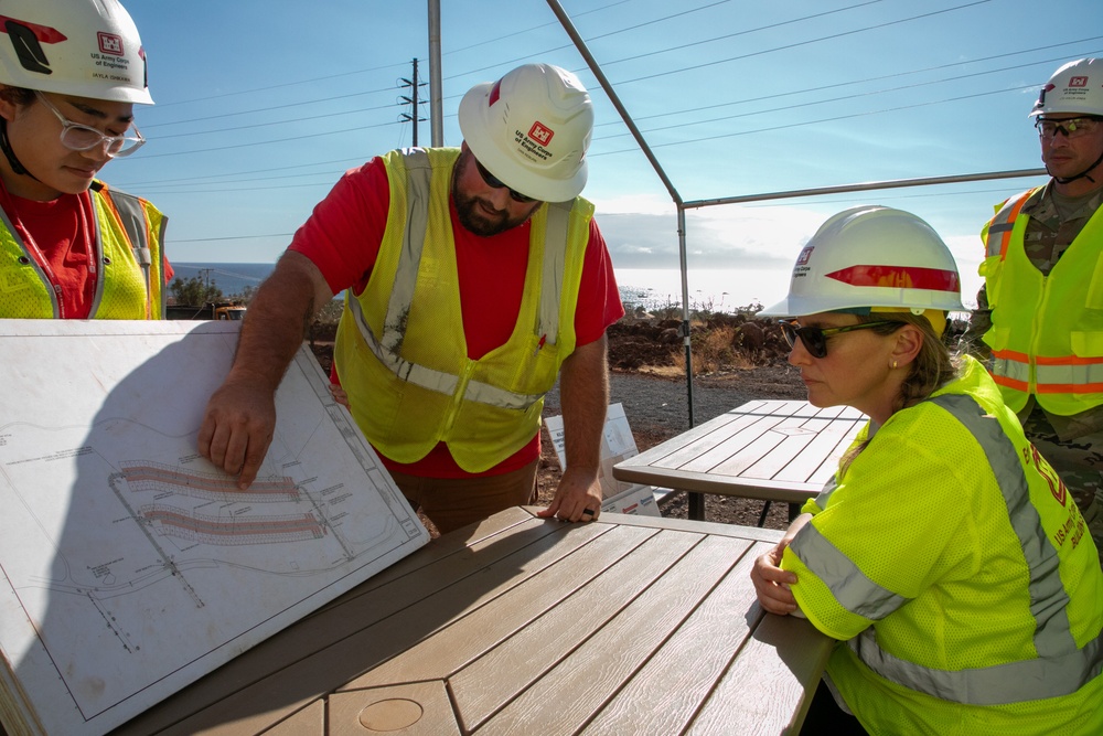 Acting ASD Rebecca Zimmerman Tours Lahaina Recovery - 2