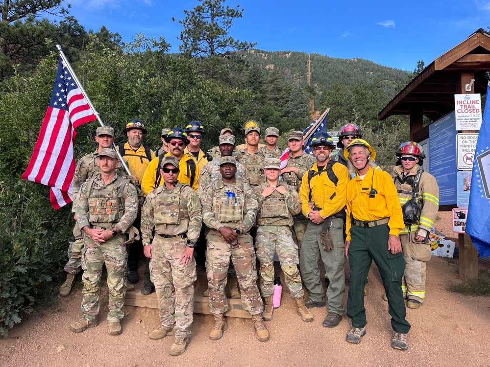 4th SFAB Medical Advisors Honor 9/11 Victims During Manitou Incline Memorial Climb