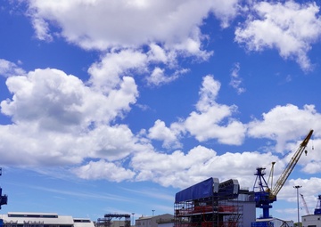 USS North Carolina (SSN 777) Enters Dry Dock
