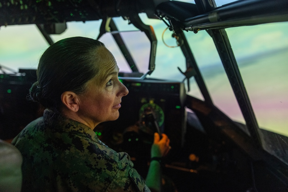 Lt. Gen. Bobbi Shea visits 2nd Marine Aircraft Wing