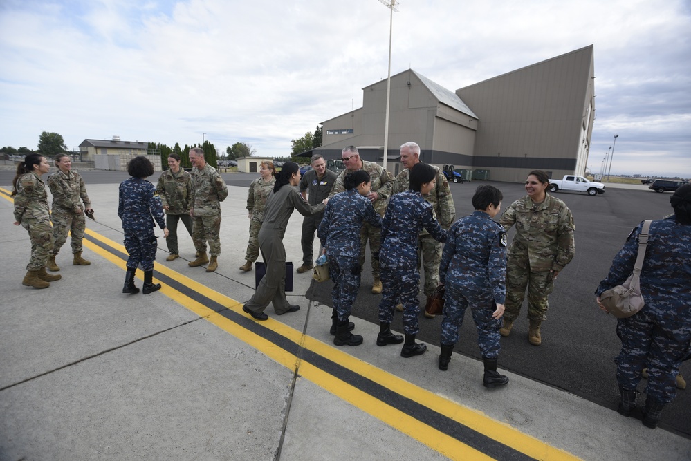 Washington Air National Guard hosts historic leadership engagement for female Royal Thai Air Force officers