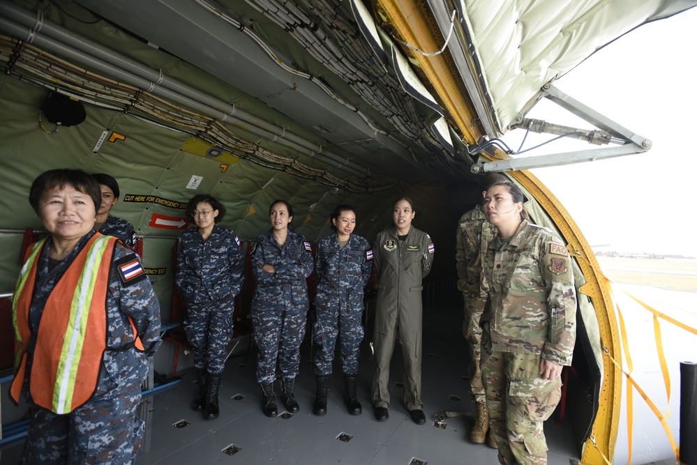 Washington Air National Guard hosts historic leadership engagement for female Royal Thai Air Force officers