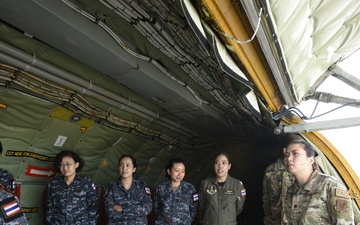 Washington Air National Guard hosts historic leadership engagement for female Royal Thai Air Force officers