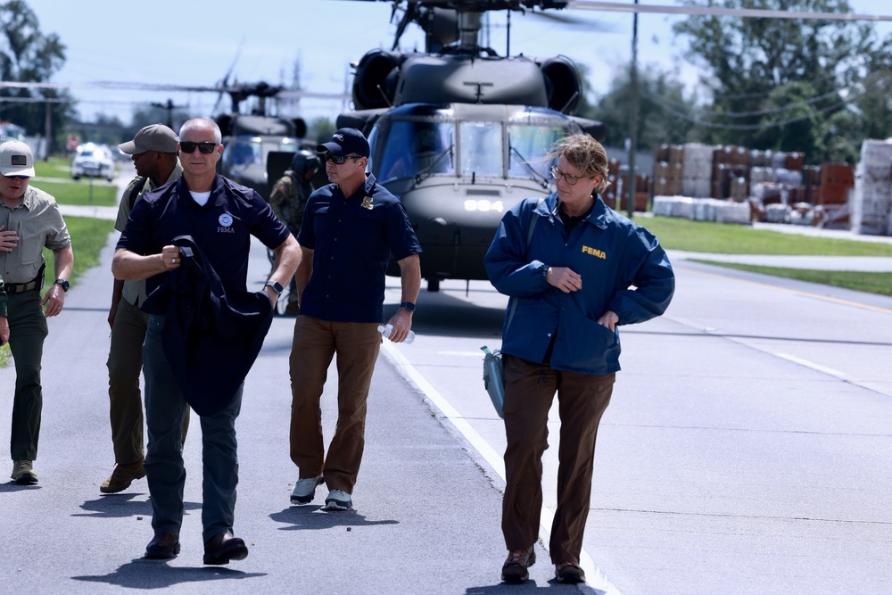 Hurricane Francine: FEMA Administrator  Speaks with Local Louisiana Officials