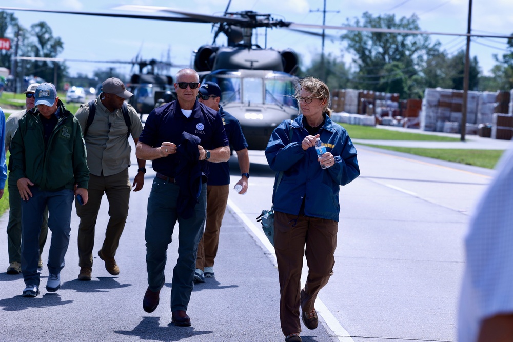 Hurricane Francine: FEMA Administrator  Speaks with Local Louisiana Officials