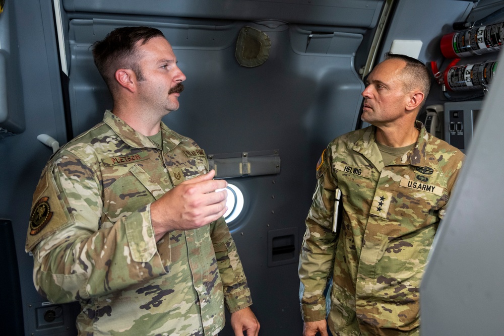 TRANSCOM deputy commander visits Travis