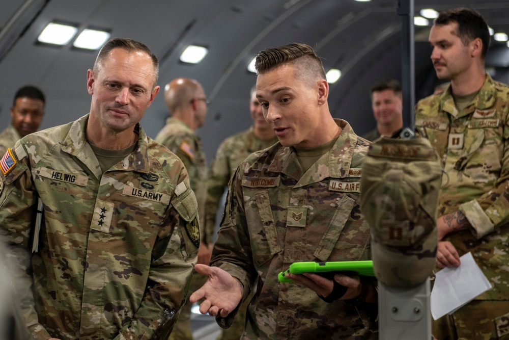 TRANSCOM deputy commander visits Travis