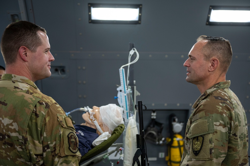 TRANSCOM deputy commander visits Travis