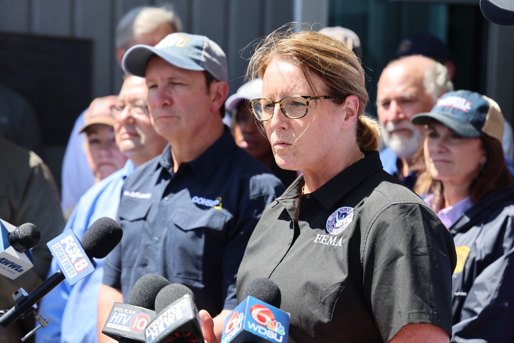 Hurricane Francine: FEMA Administrator  Speaks with Local Louisiana Media