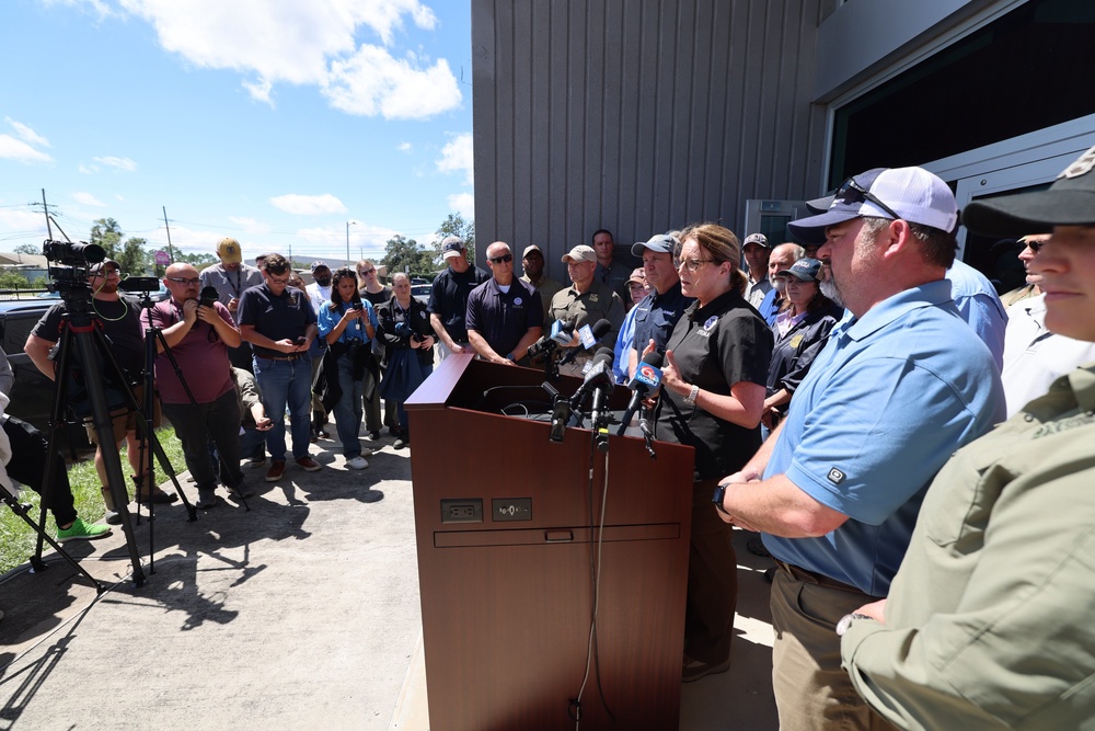 Hurricane Francine: FEMA Administrator  Speaks with Local Louisiana Media