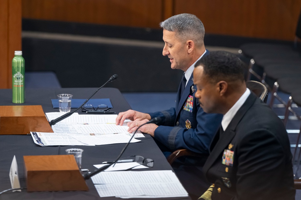 Lt. Gen. Nordhaus, Vice Adm. Holsey testify at Senate hearing