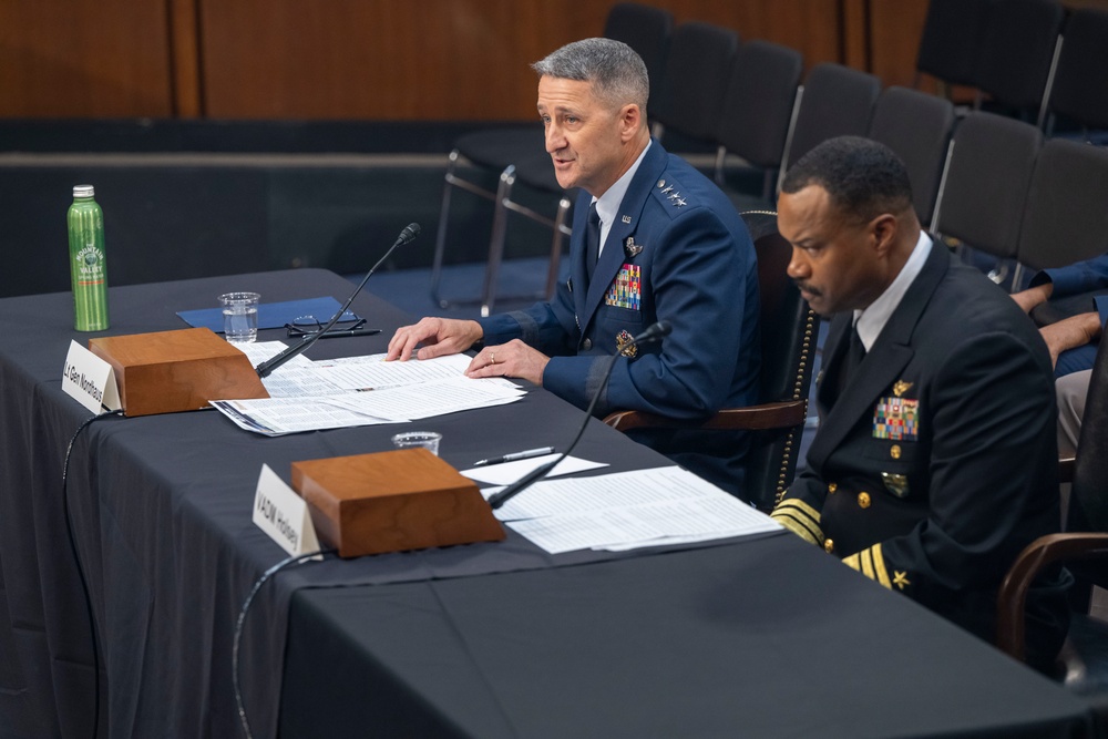 Lt. Gen. Nordhaus, Vice Adm. Holsey testify at Senate hearing