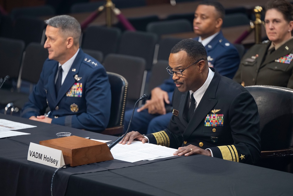 Lt. Gen. Nordhaus, Vice Adm. Holsey testify at Senate hearing