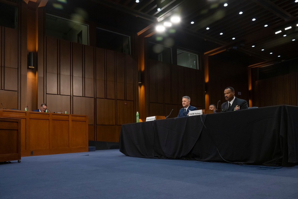 Lt. Gen. Nordhaus, Vice Adm. Holsey testify at Senate hearing