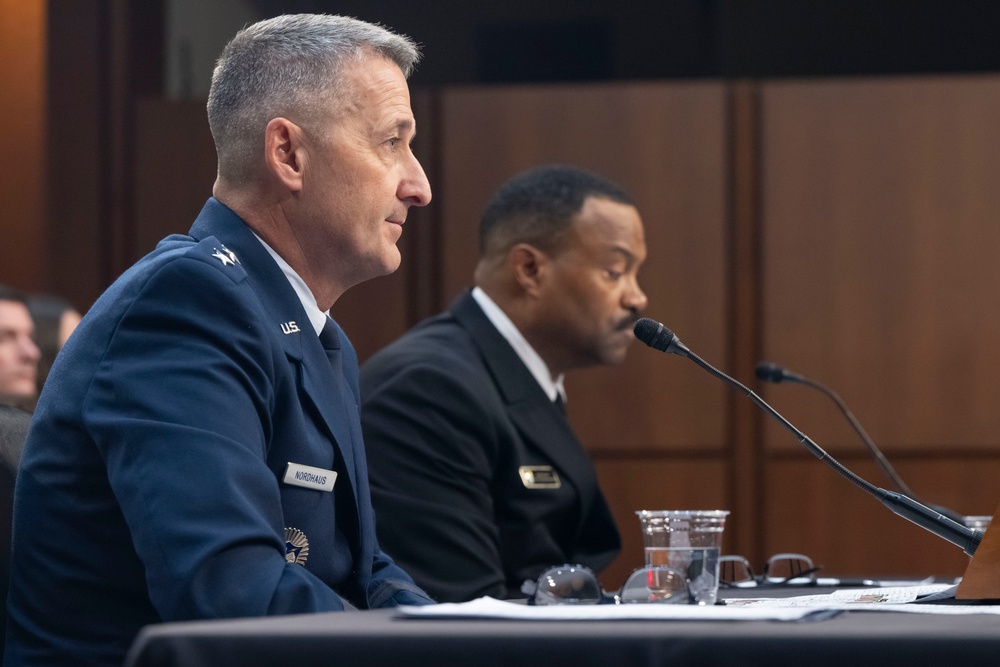 Lt. Gen. Nordhaus, Vice Adm. Holsey testify at Senate hearing